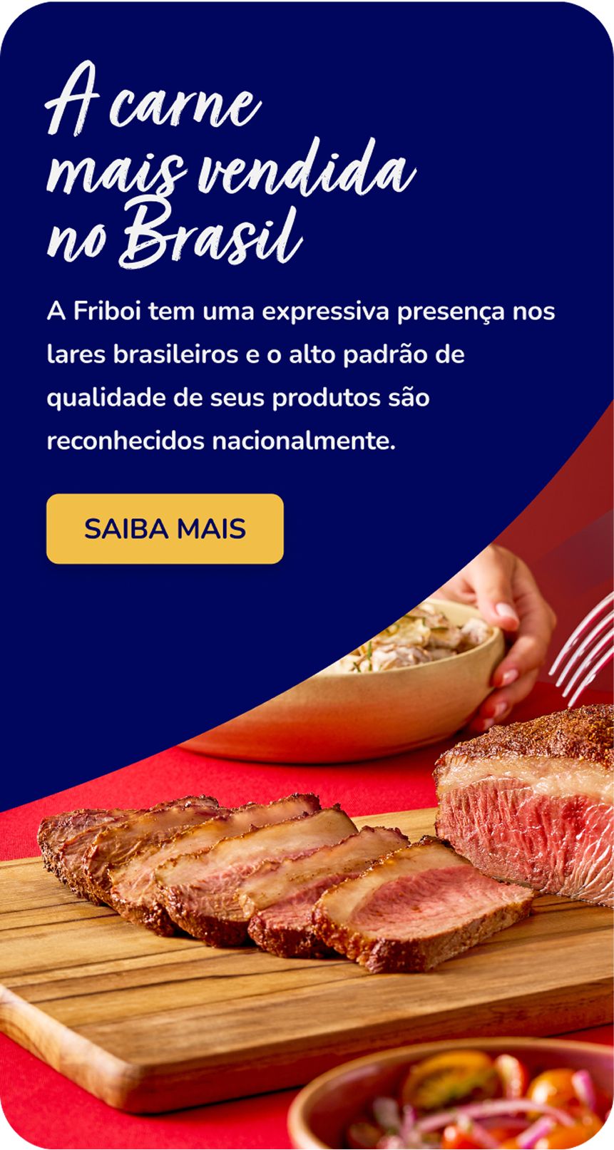 Friboi website homepage with the 'Churrasco com Maturatta' campaign banner.