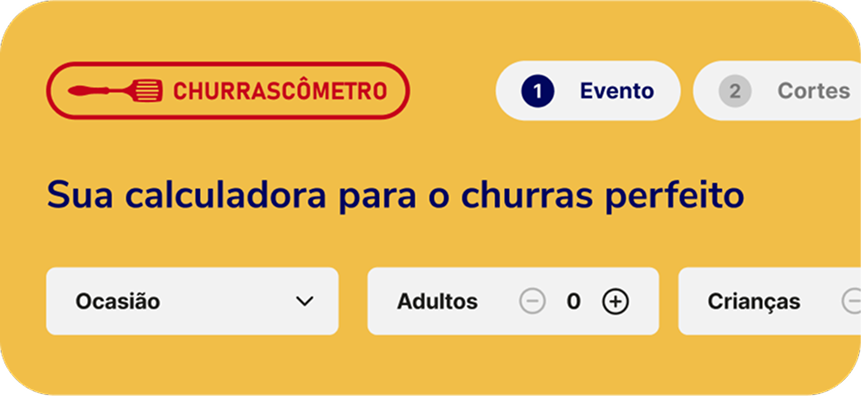 Churrascômetro, Friboi's interactive barbecue-quantity calculator.