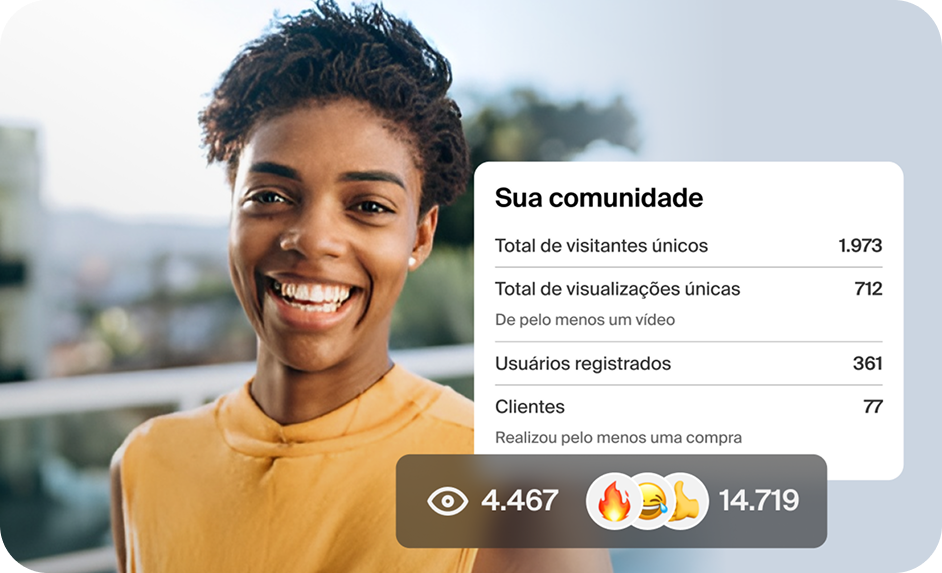 Detail of the Stages brand content.